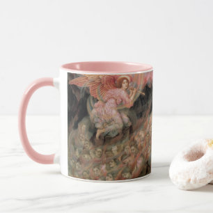 Engel, der Seelen in der Hölle die frohe Botschaft Tasse