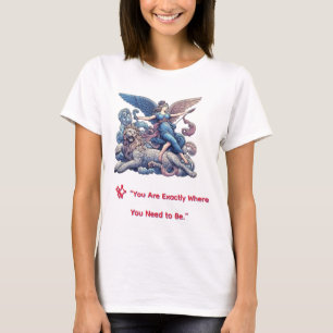 Engel der Stärke mit Löwe T-Shirt