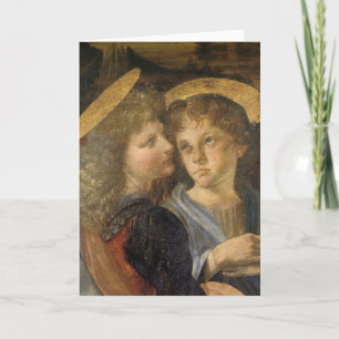 Engel der Taufe Christi von Leonardo da Vinci Karte