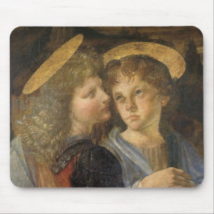 Engel der Taufe Christi von Leonardo da Vinci Mousepad