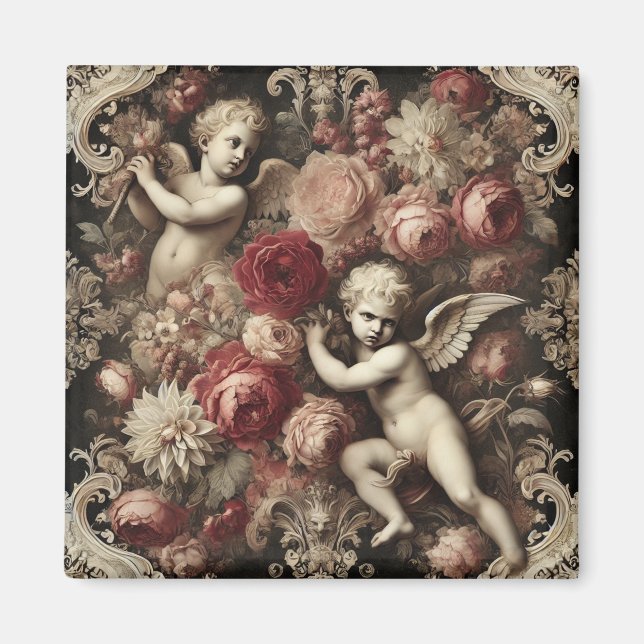 Engel der Zwietracht - Gotisches Barock Magnet (Vorne)