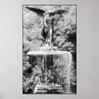 Engel des Central Park NYC Poster