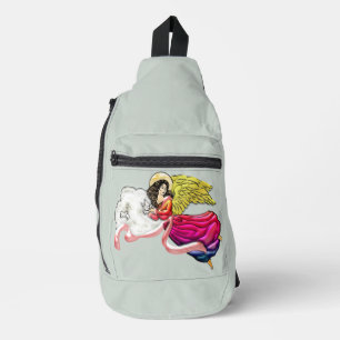 Engel des Friedens und der Harmonie Crossbody Bag