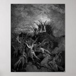 Engel des Himmels blasen ihre Trumpeten Gustave Do Poster