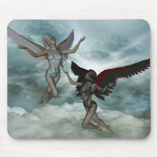 Engel des Licht und Dunkelheit Mousepad