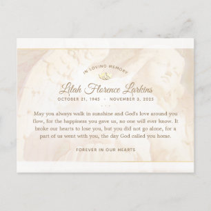 Engel des Lichtes Mitgefühl Danke Karte