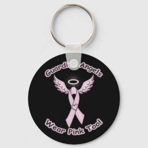 Engel des rosa Ribbon Schlüsselanhänger