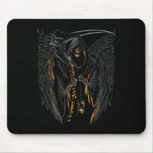 Engel des todgrimmigen Sensenmanns Beängstigender  Mousepad