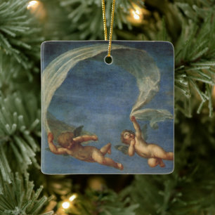 Engel Detail aus Adonis, geführt von Cupids von Al Keramikornament