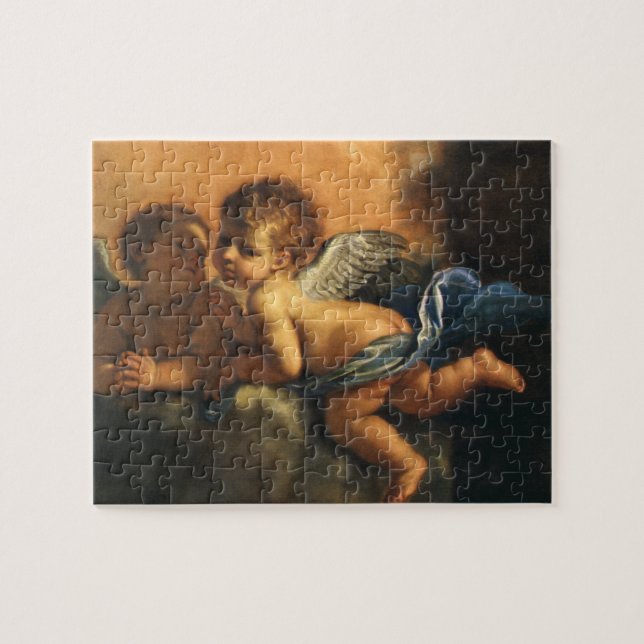 Engel Detail, Schutzheilige von Modena von Guercin (Horizontal)