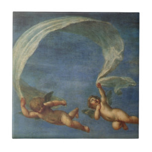 Engel Detail von Adonis, geführt von Cupids von Al Fliese