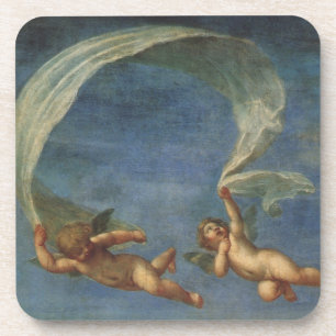 Engel Detail von Adonis, geführt von Cupids von Al Getränkeuntersetzer