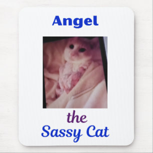 Engel die freche Katzenpfote Katzenmauspad Mousepad