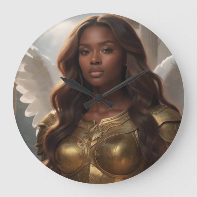 ENGEL - ENGEL GROßE WANDUHR (Vorderseite)