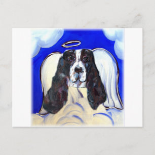 Engel English Springer Spaniel Postkarte
