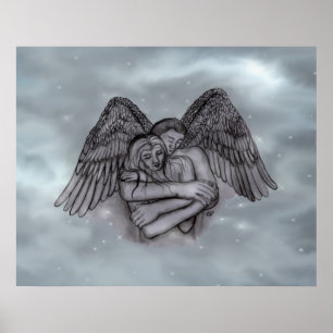 Engel Eros in Liebe Poster