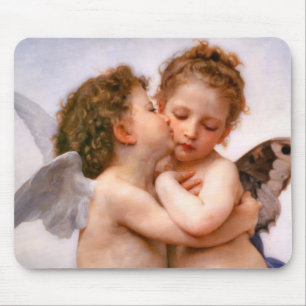 Engel erster Kuss, Bouguereau Mousepad