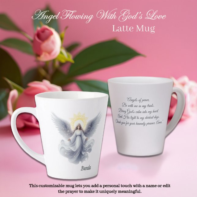 Engel fliegt mit Gottes Liebe Milchtasse (Von Creator hochgeladen)
