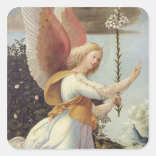 Engel Gabriel Quadratischer Aufkleber