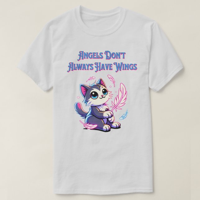 Engel haben nicht immer einen Flügeldrachen-T - Sh T-Shirt (Design vorne)
