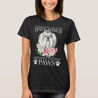 Engel haben nicht immer Flügel, die sie haben Pfau T-Shirt