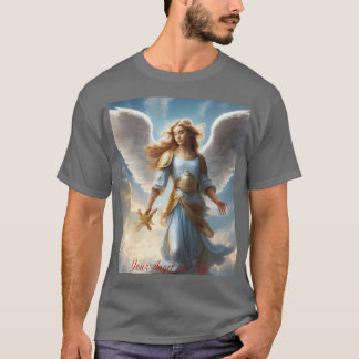 Engel helfen Männern Angepasst T-Shirt