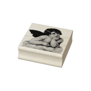 ENGEL hölzerne Kunst-Briefmarke Gummistempel