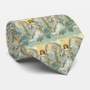 Engel im Blau Krawatte