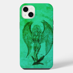 Engel im Tattoo-Stil iPhone 14 Plus Hülle