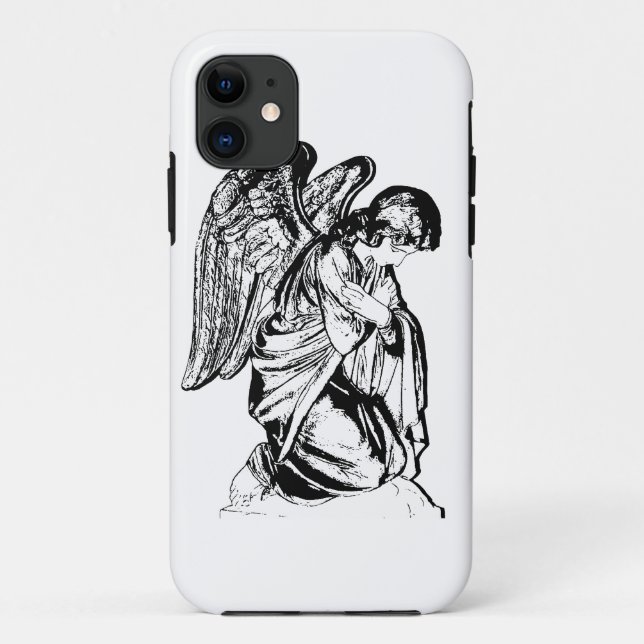 Engel in beliebiger Farbe Case-Mate iPhone Hülle (Rückseite)