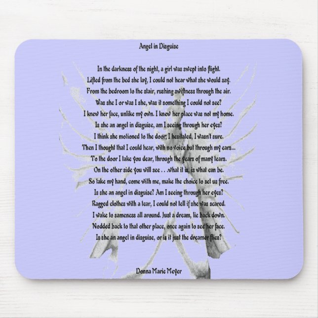 Engel in der Verkleidung Mousepad (Vorne)
