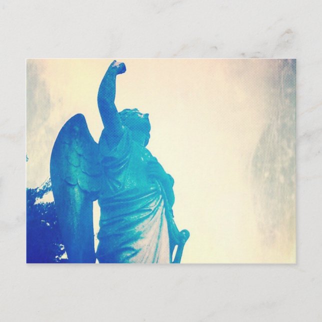 Engel in einem Sturm Postkarte (Vorderseite)