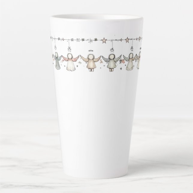 Engel in Harmonie Milchtasse (Vorderseite)