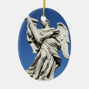 Engel IV Keramik Ornament