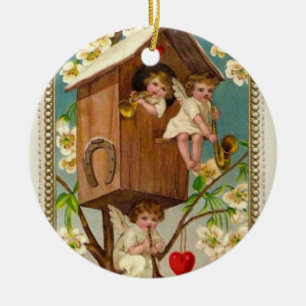 Engel Keramik Ornament