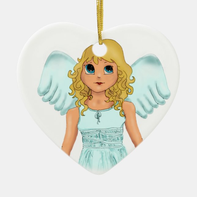 Engel Keramikornament (Vorne)