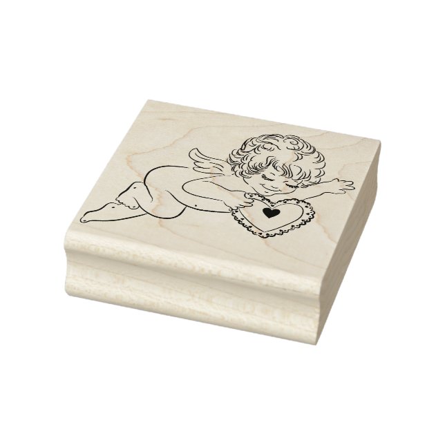 Engel-Kirub-Kunst-Briefmarke Gummistempel (Stempel)