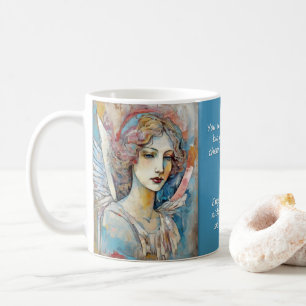 Engel Kunst & Sprüche Nr. 12 von 12 verschiedenen Kaffeetasse