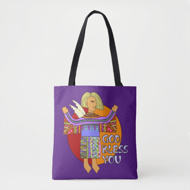 Engel Liebe geschickt von Gott + Ihre Ideen Tasche (Vorderseite)
