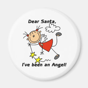 Engel Lieber Santa  Magnet