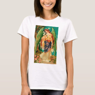 Engel mit Blumenzweig T-Shirt