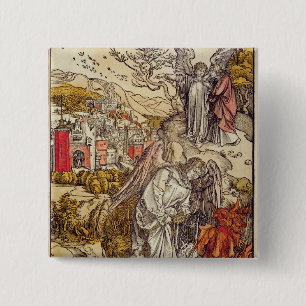Engel mit dem Schlüssel des Abgrundes, 1498 Button