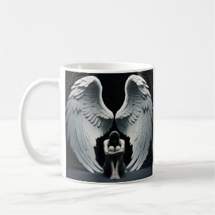 Engel mit großen Flügeln Kaffeetasse