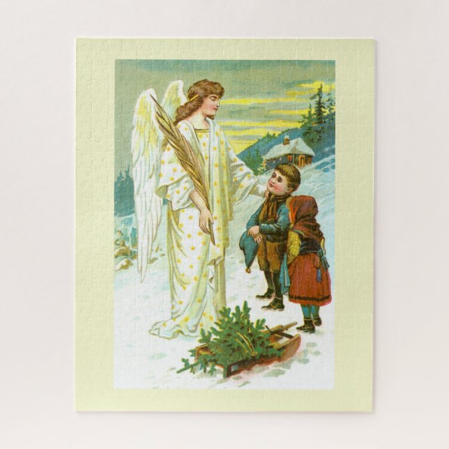 Engel mit Kindern (Vertikal)