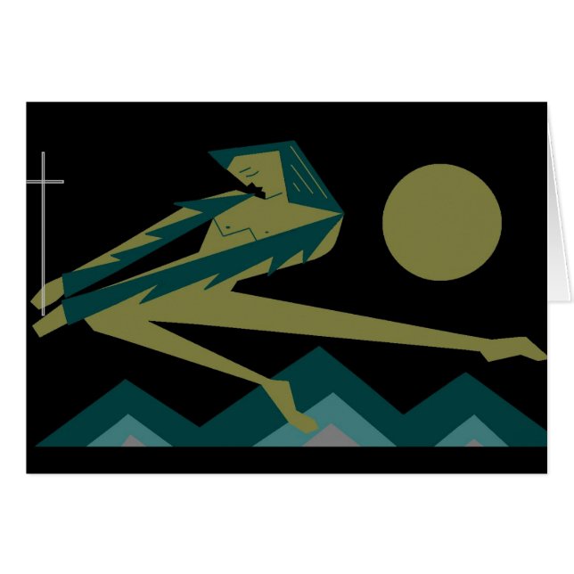 Engel mit Kreuz (Vorderseite (Horizontal))