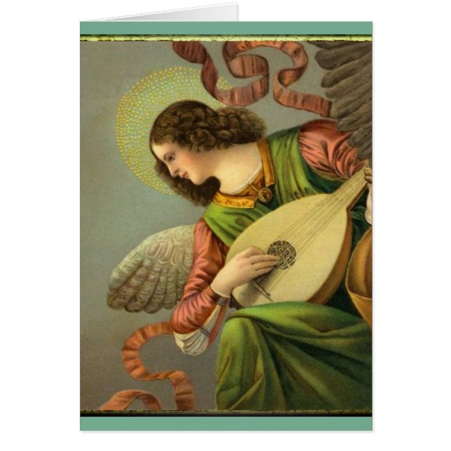 Engel mit Mandoline malend (Vorne)