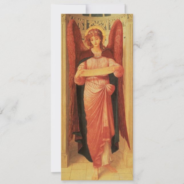 Engel mit Scroll von John Melhuish Strudwick (Vorderseite)