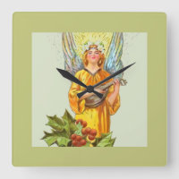 Engel mit Stechpalme und Mandoline