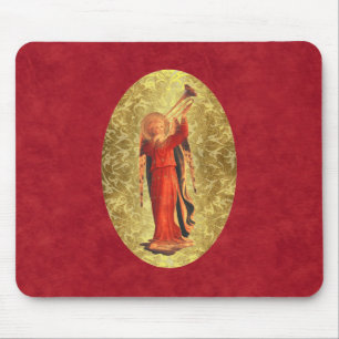 Engel mit Trompete Mousepad