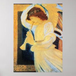 Engel mit Trumpet, Burne-Jones Fine Art Poster